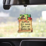 Love Frogs - Frog Car Ornament