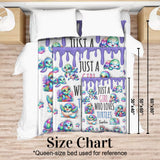 Just A Girl Who Loves Turtles - Personalized Turtle Blanket