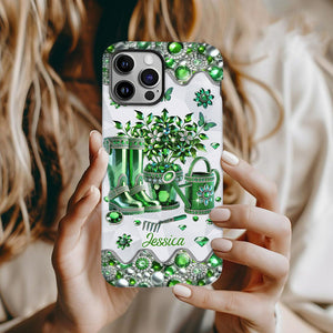 Just A Girl Who Loves Gardening - Personalized Gardening Full Print Phone Case