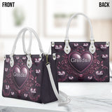 Grandma Nana Mama - Personalized Grandma Leather Handbag