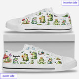 Just A Girl Who Loves Frogs - Personalized Frog Low Top Shoes