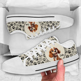 Just A Girl Who Loves Dogs - Personalized Dog Low Top Shoes