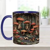 Into The Forest - Personalized Camping Accent Mug