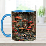 Into The Forest - Personalized Camping Accent Mug