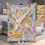 Hold Our Hands - Personalized Mother Blanket