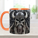 Vikings Skull - Personalized Viking Accent Mug
