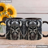 Vikings Skull - Personalized Viking Accent Mug