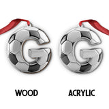 Soccer Letter - Personalized Soccer Ornament