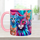 Crazy Cat Lady - Personalized Cat Accent Mug