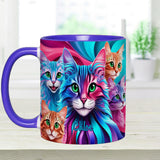 Crazy Cat Lady - Personalized Cat Accent Mug