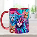 Crazy Cat Lady - Personalized Cat Accent Mug