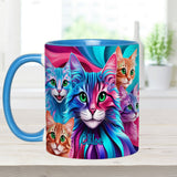 Crazy Cat Lady - Personalized Cat Accent Mug