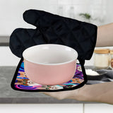 Crazy Cat Lady - Personalized Cat Oven Mitts & Pot Holder Set