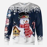 Grandma Snowman - Personalized Grandma All Over Shirt