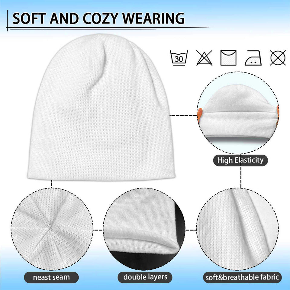 I Love My Girlfriend Boyfriend - Personalized Couple Beanie Hat