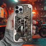 Vintage Motorcycle - Personalized Biker Full Print Phone Case