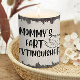 Fart Extinguisher - Gift for dad, grandma, grandpa, mom, uncle, aunt, son, daughter, brother, sister, granddaughter, grandson, husband, wife, boyfriend, girlfriend, friend - Personalized Candle With Wooden Lid