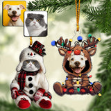 This Is How My Kids Look Like - Personalized Cat Custom Shaped Ornament
