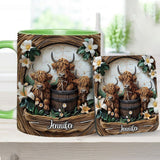 Love Highland Cows - Personalized Accent Mug