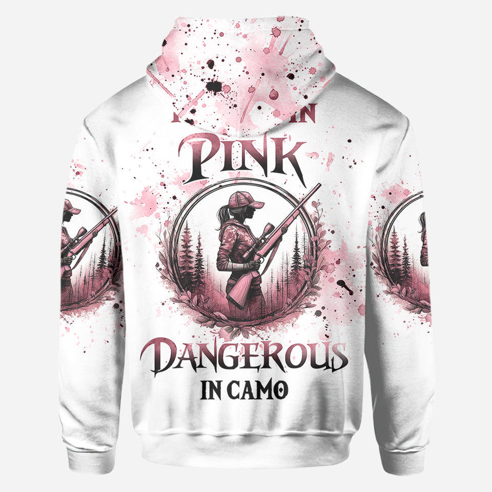 Pretty in Pink - Personalized Hunting All Over Shirt