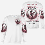 Pretty in Pink - Personalized Hunting All Over Shirt