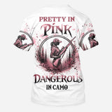 Pretty in Pink - Personalized Hunting All Over Shirt