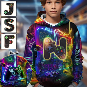 Gaming Alphabet - Personalized Kid All Over Shirt