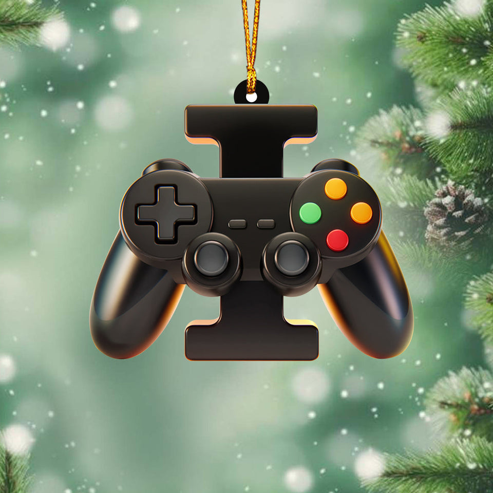Gaming Alphabet - Personalized Kid Ornament