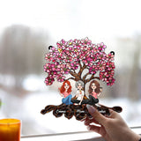 Mother & Daughters - Personalized Mother Window Hanging Suncatcher Ornament