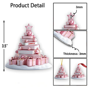 Book Christmas Tree - Personalized Book Ornament