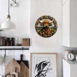Love Highland Cow - Personalized Wall Clock