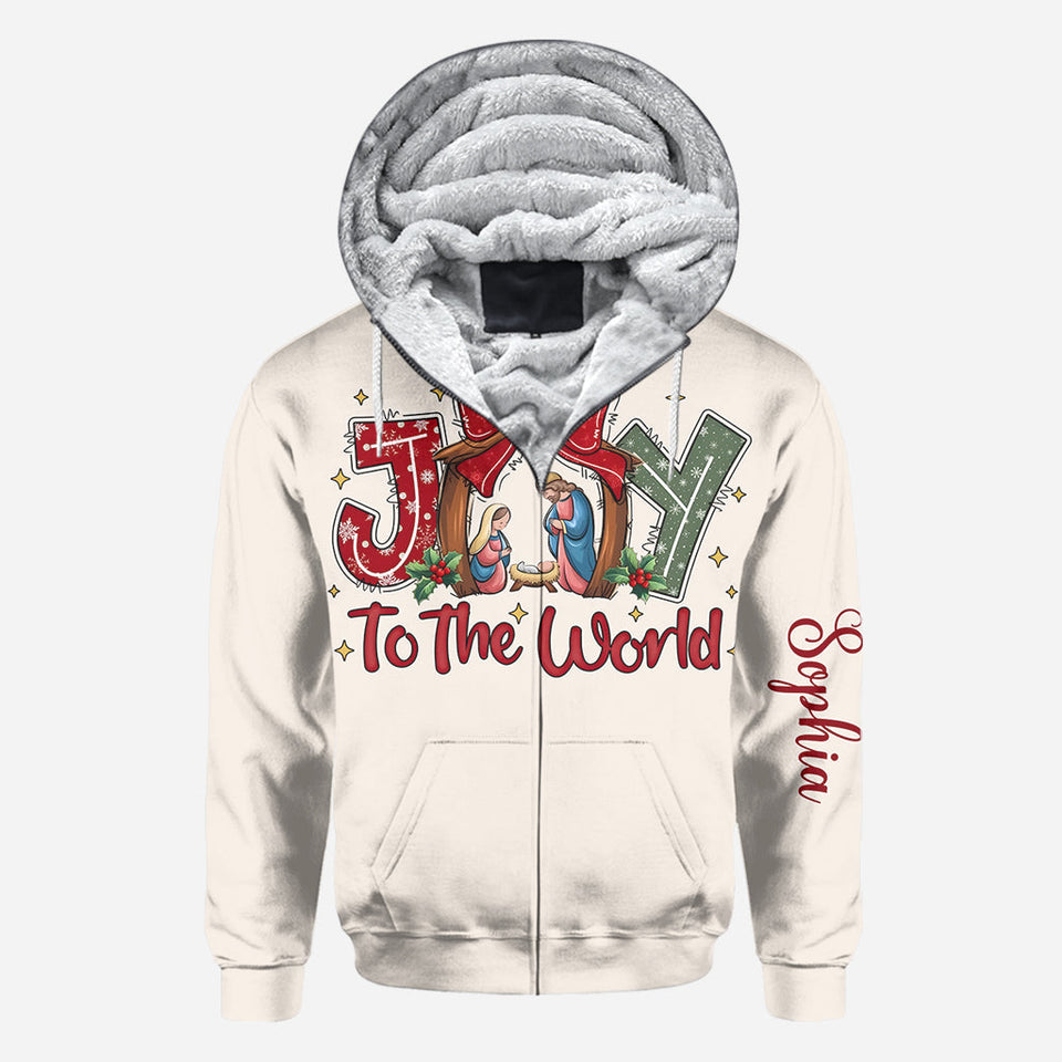 Joy Christmas - Personalized Christian All Over Shirt