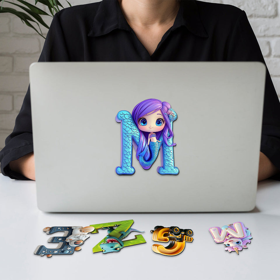Unique Letters - Personalized Kid Magnet