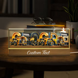 Construction Vehicles Name Light - Personalized Kid Custom LED Night Light