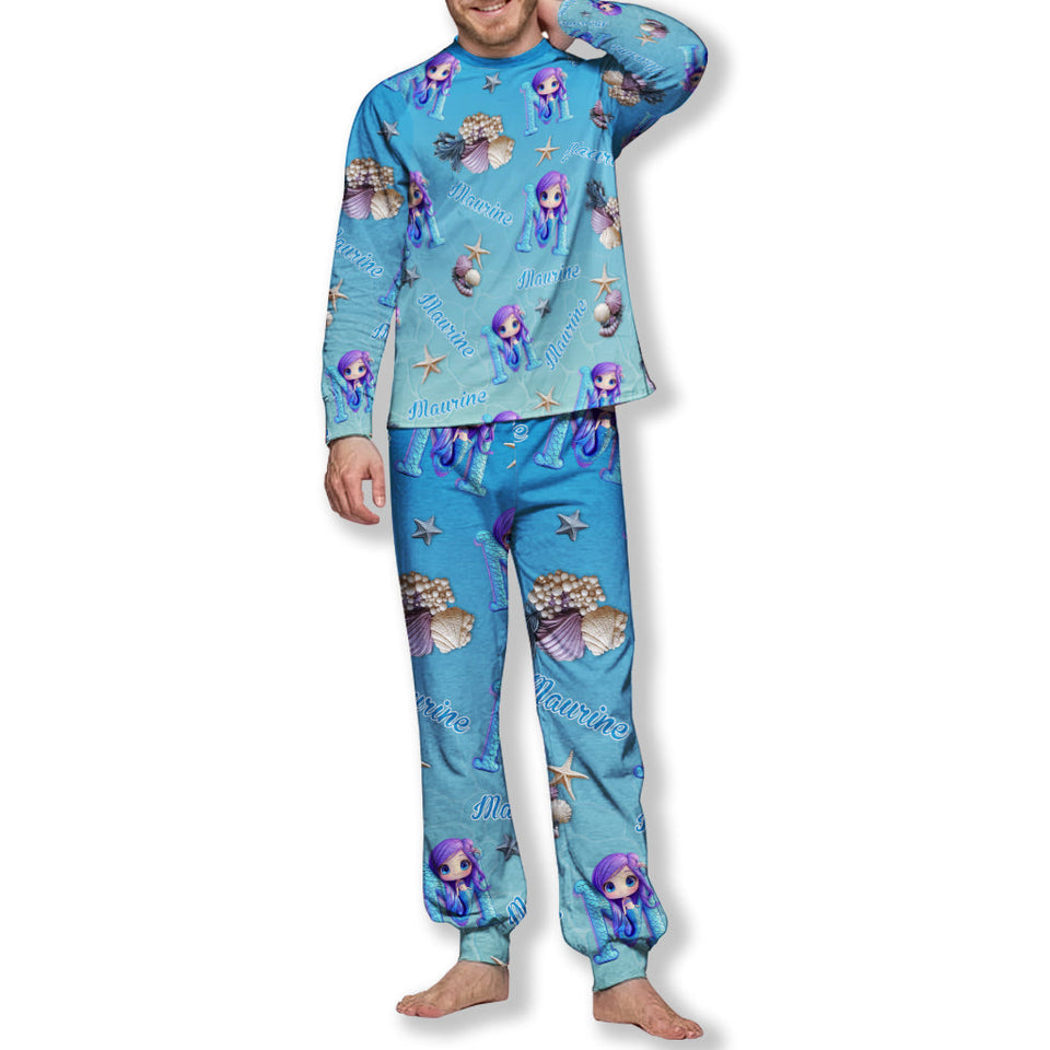 Beautiful Letter Gift For Grandkid - Personalized Kid Pajamas Set