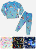 Beautiful Letter Gift For Grandkid - Personalized Kid Pajamas Set