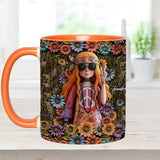 Assuming I'm Just an Old Lady Was Your First Mistake - Personalized Hippie Accent Mug