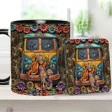 Awesome Caravan - Personalized Hippie Accent Mug