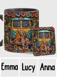 Awesome Caravan - Personalized Hippie Accent Mug