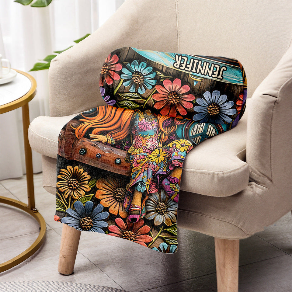 Hippie Soul - Personalized Hippie Blanket