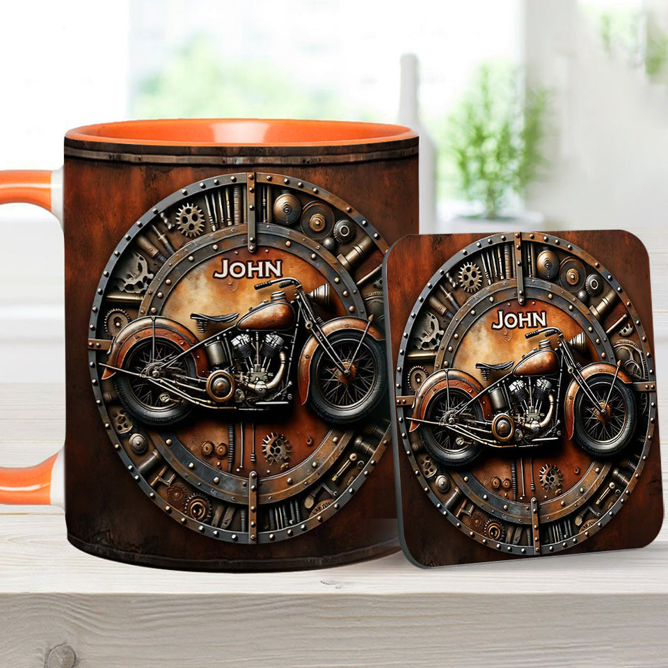 Awesome Bike - Personalized Biker Accent Mug