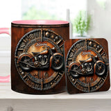 Awesome Bike - Personalized Biker Accent Mug