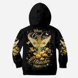 Miracles Happen Personalized Christian Hoodie and Leggings