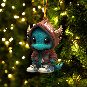 Cool Dragon - Personalized Dragon Ornament