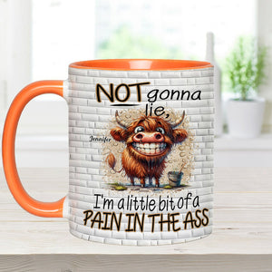 Not Gonna Lie - Personalized Accent Mug