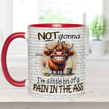 Not Gonna Lie - Personalized Accent Mug