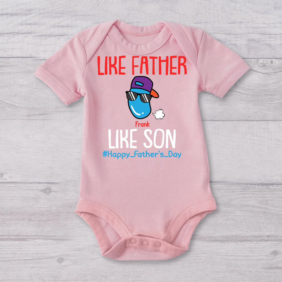 World's Best Farter In Training Farter - Personalized Father T-shirt And Baby Onesie
