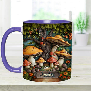Mushroom Garden - Personalized Mushroom Accent Mug