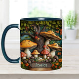 Mushroom Garden - Personalized Mushroom Accent Mug