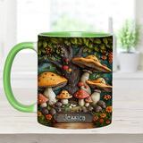 Mushroom Garden - Personalized Mushroom Accent Mug
